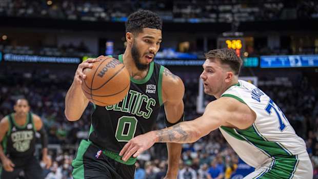 Luka Doncic, Jayson Tatum, Boston Celtics, Dallas Mavericks